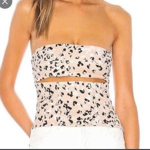 Camila Coelho Willa Strapless Top